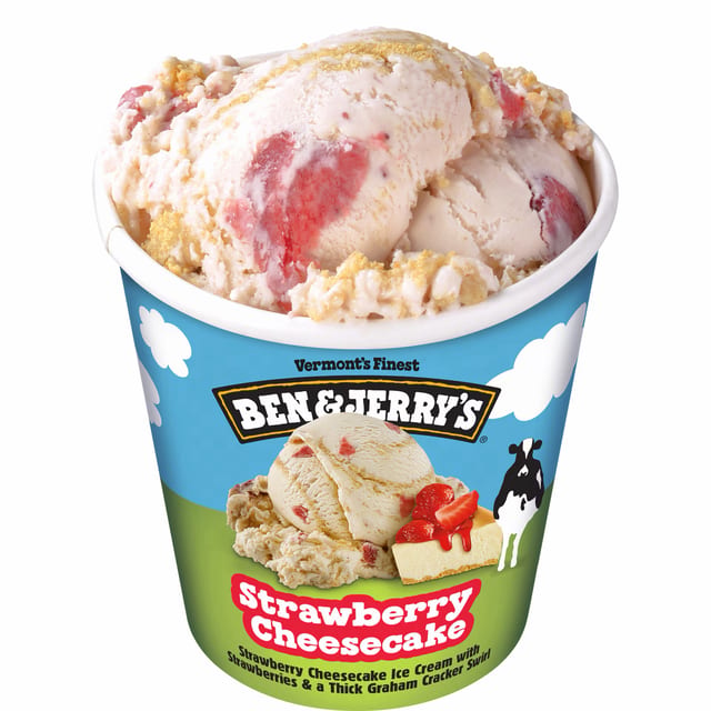 B&J Strawberry Cheesecake.