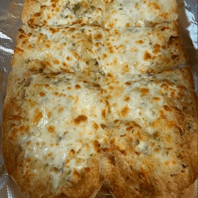 Garlic Bread with cheese.