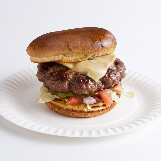 Cheeseburger Angus Beef.