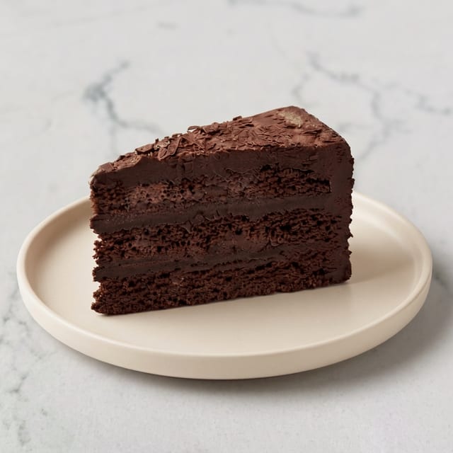 Chocolate Cake Slice.