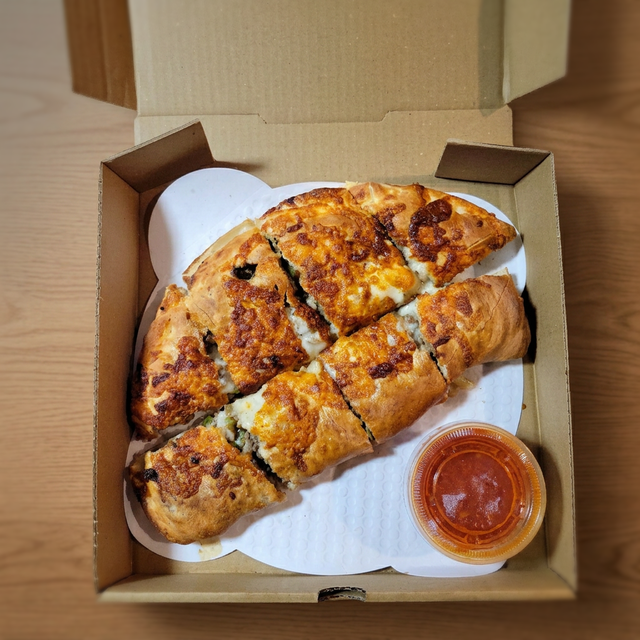 Steak Special Calzone.